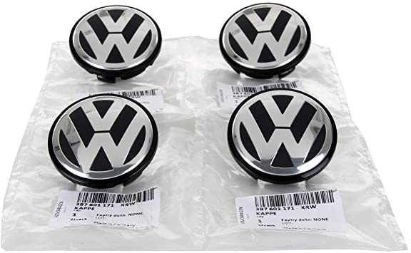 VW Volkswagen Beetle Golf Polo Hubcap Wheel Center Caps 3B7601171 (4 PCS) 65mm