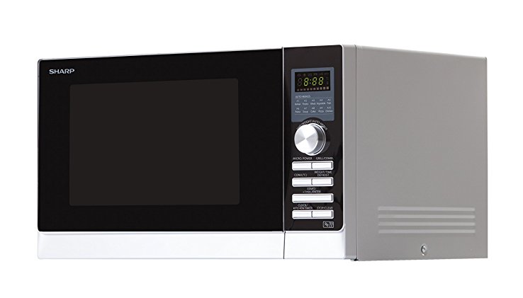 Sharp R843 Combination Oven Microwave with Double Grill, 25 Litre, 900 W