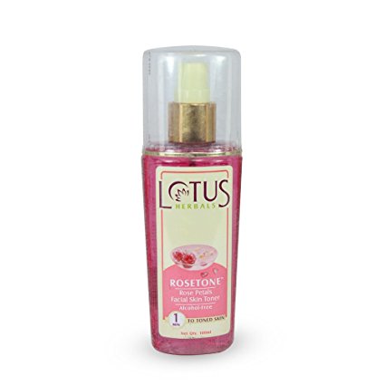 Lotus Herbals Rosetone Rose Petals Facial Skin Toner, 100ml