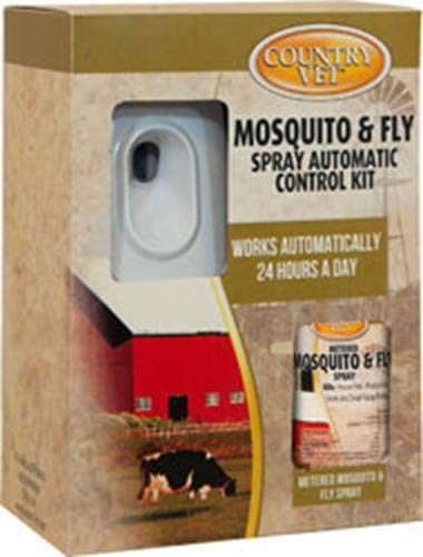 AMREP 009-321962CV Kit 074026 2 Piece Country Vet Equine Mosquito/Flying Insect Control, White