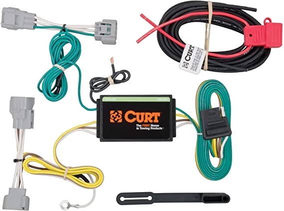 CURT Manufacturing 56208 Vehicle-Side Custom 4-Pin Trailer Wiring Harness for Select Jeep Cherokee