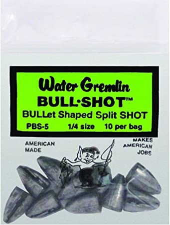 Water Gremlin Company PBS-5 Bull Shot/Pouch 1/4oz 10Pk