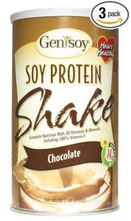 Genisoy Chocolate Protein Shake, 22.2 Ounce -- 3 per case.