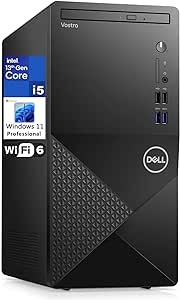 Dell Vostro 3020 3000 Series Tower Business Desktop Computer, 13th Gen Intel 10-Core i5-13400 (Beat i7-12700), 64GB DDR4 RAM, 1TB PCIe SSD, DVDRW, WiFi 6, Bluetooth 5.3, KB and Mouse, Windows 11 Pro