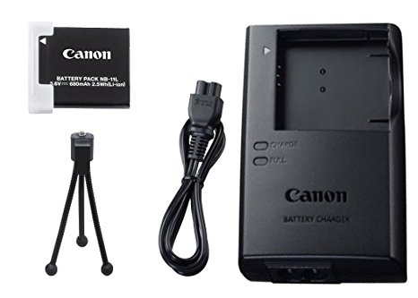 Original CB-2LF Charger with Genuine NB-11 Li-ion Battery for Selected Canon Powershot Models.