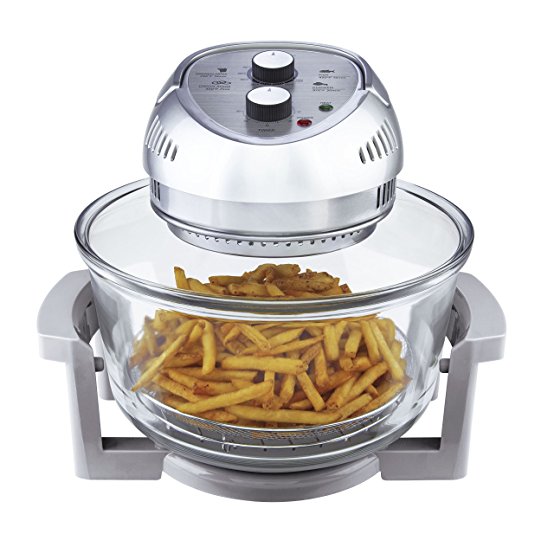 Big Boss Oil-less Air Fryer, 16 Quart, 1300 watt, Silver