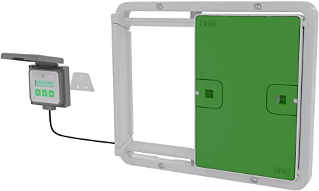 Omlet Automatic Chicken Coop Door Opener Operated by Light Sensor or Timer - Green