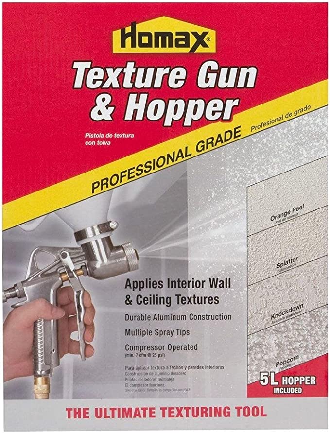 Homax Texture Gun and Hopper, 5 Liter, 4670