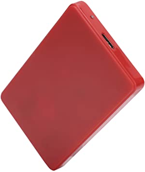 YD0002 USB to 3.0 2.5 Inch Portable Mobile Hard Drive, 80G 120G 250G 320G 500G 1TB 2TB Universal External Hard Drive for Computer Monitors and Laptop, Red(120G)