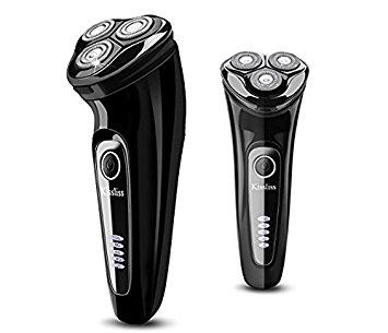 Kissliss Electric Shaver 100% Waterproof Rotary Razor USB Quick Rechargeable with LED Digital Display - Model KLS7110