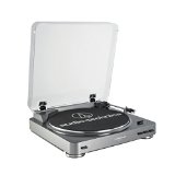 Audio Technica AT-LP60 Fully Automatic Stereo Turntable System Silver