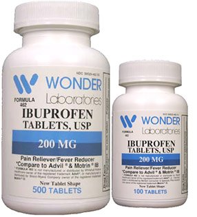 Ibuprofen 200 mg, for the Temporary Relief of Minor Aches and Pains - 600 Tablets #4625