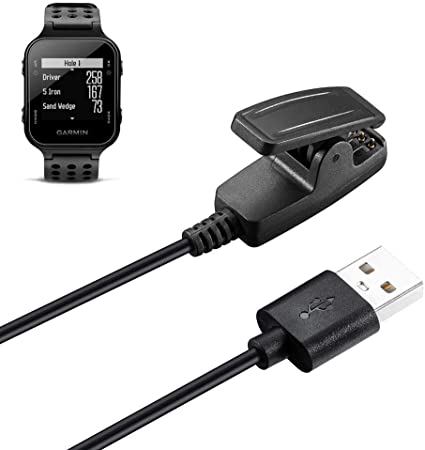 Kissmart Compatible with Garmin Approach S20 Charger, Replacement Charger USB Charging Cable Clip for Garmin Approach S20 Charger (Approach S20 Charger)