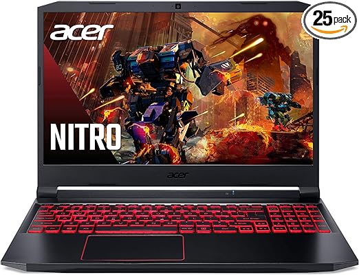 acer Nitro 5 AN515-55-55MI Gaming Laptop | Intel Core i5-10300H | NVIDIA GeForce GTX 1650 Laptop GPU | 15.6" FHD 144Hz IPS Display | 16GB DDR4 | 1TB NVMe SSD | Killer Wi-Fi 6 | Backlit Keyboard