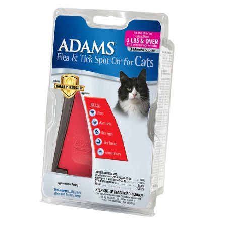 Adams Adams Flea and Tick Spot On for Cats