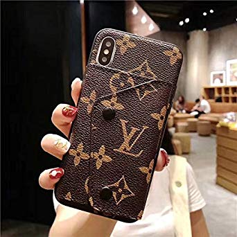iPhone X/XS Wallet Case (FBA Guarantee Fast Delivery) Multi-Function Elegant Leather Detachable Case Closure Flip Case for iPhone Xs, iPhone X 10 (Brown)