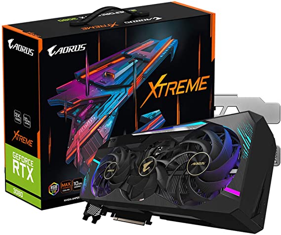 Gigabyte AORUS GeForce RTX 3080 Xtreme 10GB GDDR6X Graphics Card