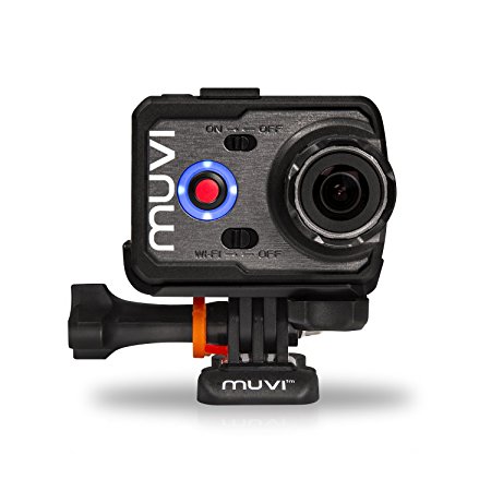 Veho VCC-006-K2S Muvi K-Series K2 SPORT Wi-Fi Handsfree Camera Sports Bundle (Black)