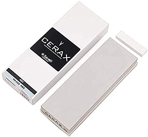 Suehiro CERAX soaking whetstone: Coarse #320, CERAX 401: Ceramic sharpening stone, 8.07 x 2.87 x 1.14"