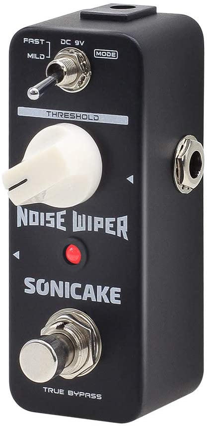 SONICAKE Noise Wiper True Bypass Noise Gate Guitar Bass Effects Pedal