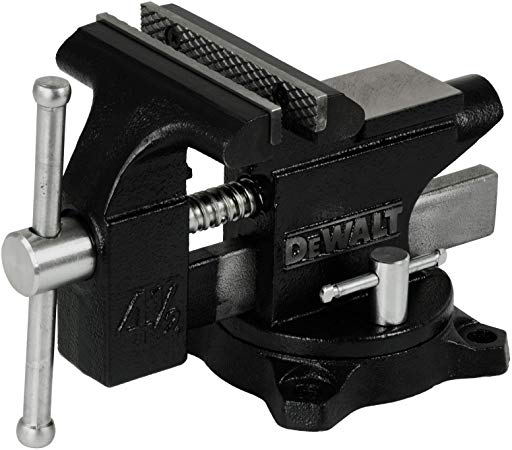 DeWalt DXCMLDBV45 Light-Duty Bench Vise, 4.5"