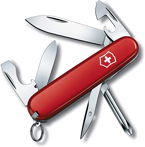 Victorinox Swiss Army Tinker Pocket Knife (Red), Multi (53133),Red - Tinker Small,Small