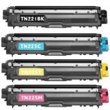 Clearprint  TN221  TN225 Compatible Color Toner Set for Brother MFC-9130CW MFC-9330CDW MFC-9340CDW HL-3140CW HL-3170CDW