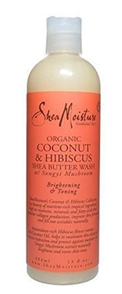 Shea Moisture Coconut Hibiscus Body Wash-13 oz