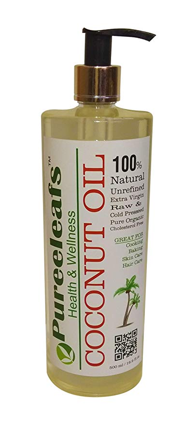PUREELEAFS Health & Wellness Puree Coconut Oil, 500ml