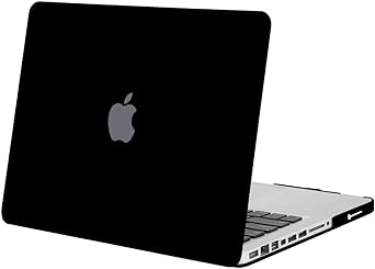 MOSISO Compatible with MacBook Pro 13 inch Case (Model: A1278, with CD-ROM) Old Version Release Early 2012/2011/2010/2009/2008, Protective Plastic Hard Shell Case Cover, Black