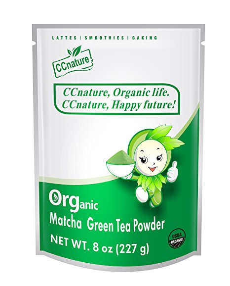 CCnature Organic Matcha Green Tea Powder 8 oz