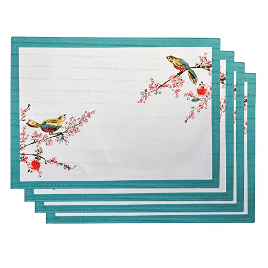 Lenox Chirp Print, Pack of 4 Placemats, Multi