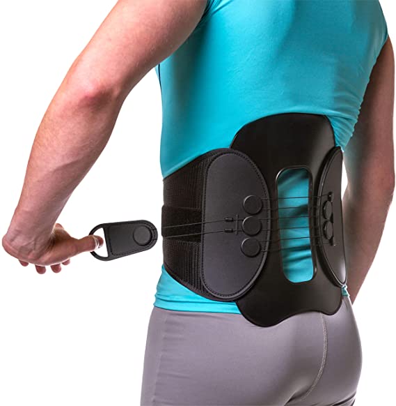 Spine Decompression Back Brace - MAC Plus Rigid Lumbosacral Corset Belt with Pulley System for Sciatica Pain, Disc Injury and After Laminectomy or Spinal Fusion Surgery (M)