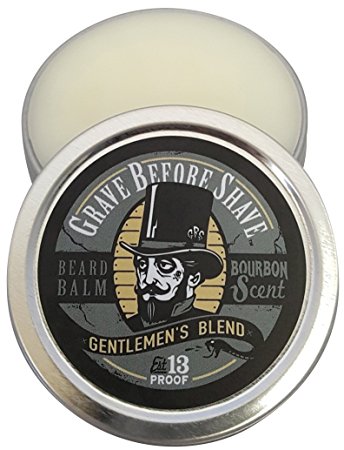 GRAVE BEFORE SHAVE Gentlemen's Blend Beard Balm (Bourbon Scent) (4 oz.)
