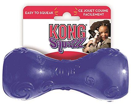 KONG Squeezz Dumbbell Dog Toy