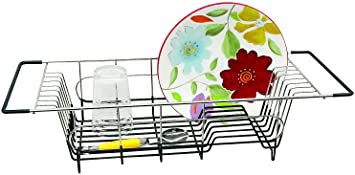 Better Houseware 1484.8 Over Sink dish drainer, 19.25 x 8.25 x 4.5, Stainless Steel