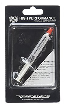 Cooler Master HTK-002 Thermal Grease Thermal Paste 'High Thermal Conductivity, Low Thermal Resistance, Electrically Non-Conductive' HTK-002-U1-GP