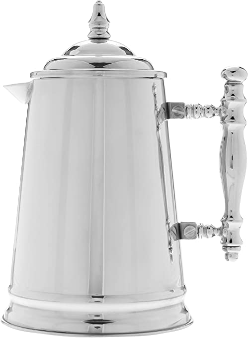 Francois et Mimi Vintage Double Wall French Coffee Press, 34-Ounce, Stainless Steel