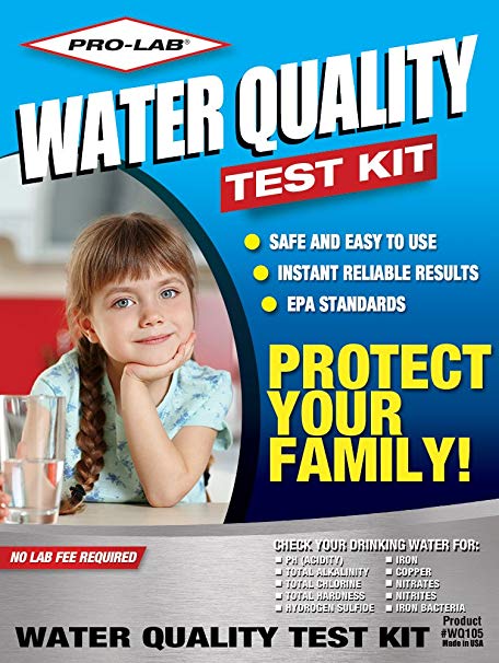 PRO-LAB Water Quality Do It Yourself Test Kit WQ105