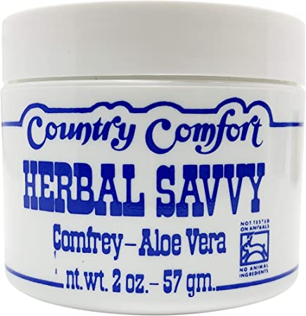 Country Comfort Herbal Savvy Comfrey Aloe Vera, 2 Ounce