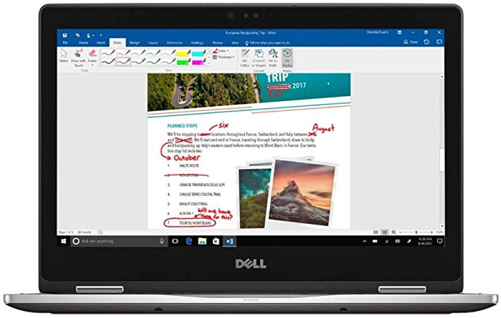 Dell Inspiron 13 7378 7000 Series 13.3in. 2-in-1 Touchscreen 128GB SSD Intel Core i3 7th Gen 8GB Memory 2.4Ghz Convertible Windows 10 Laptop – Gray (I7378-3000SLV-PUS)