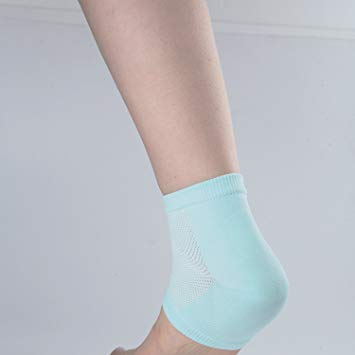 OPPO Medical 6790 Pair of Blue Gel Heel Socks, 1 Size