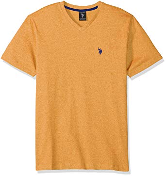 U.S. Polo Assn. Men's Short Sleeve V-Neck Solid T-Shirt