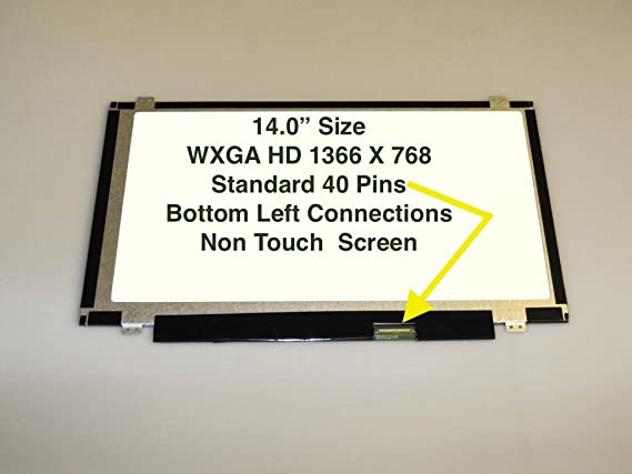 SAMSUNG LTN140AT20-G01 14.0" WXGA HD Slim LCD LED Display Replacement Screen