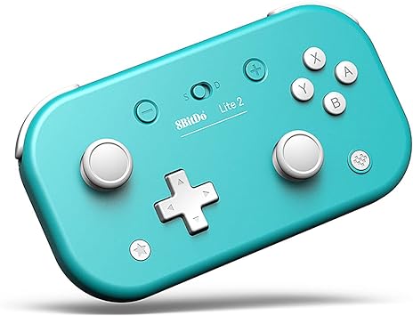 8BitDo Lite 2 Bluetooth Gamepad for Switch, Switch Lite, Android and Raspberry Pi (Turquoise)