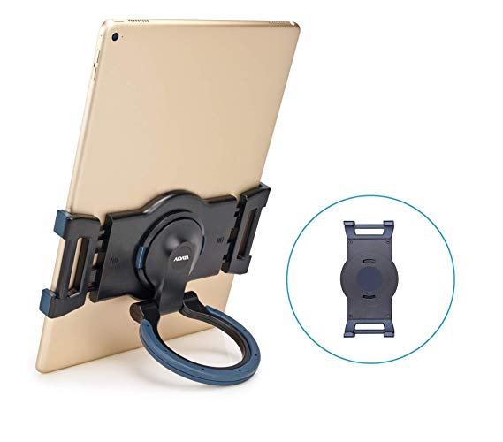 AIDATA Portable Multi-Surface Adjustable Universal Tablet Stand with 360 Rotation - Fits Most 7.5" to 13" Tablets (US-5001)