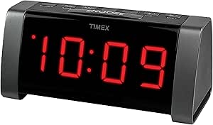 Timex T235BY2 T235BYC AM/FM Dual Alarm Clock Radio - Black