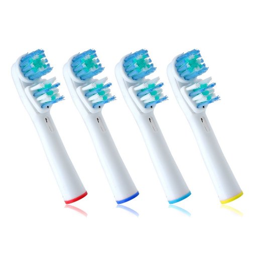 Generic Oral-B Dual Clean Compatible Replacement Brush Heads (4 ct.)