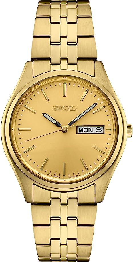 SEIKO Mens Essential SGP Champagne