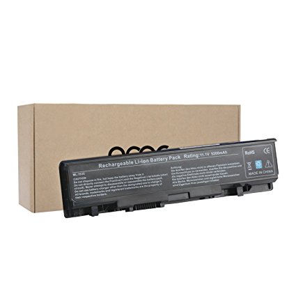 OMCreate New Laptop Battery for Dell Studio WU946 1558 1555 1537 1535 PP39L PP33L 1536, alos fits P/N WU946 MT264 - 12 Months Warranty